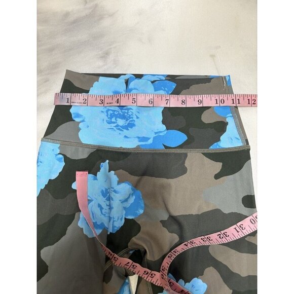 Aerie Offline Goals High Rise 7/8 Leggings Camo Floral Blue size Small NWOT - Picture 5 of 10